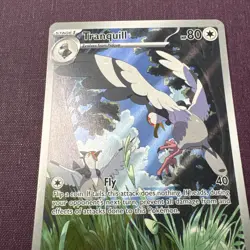 Tranquill 149/086 Pokemon SV: Black Bolt Illustration Rare NM - Image 3