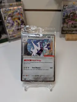 Pokemon TCG Stellar Crown Archaludon 107/142 GameStop Promo SEALED Cosmos Holo - Image 1