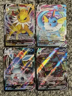 Pokemon TCG Evolving Skies 4 Card VMAX Lot MINTY - Image 1