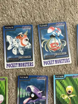 1997 Pokemon Trading Cards Pocket Monsters Original Japanese 15 In Total All VG+ - Image 2