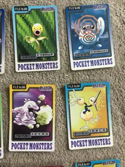 1997 Pokemon Trading Cards Pocket Monsters Original Japanese 15 In Total All VG+ - Image 5