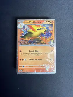 Pokemon Destined Rivals Ethan's Typhlosion Stamped Prerelease Deck Sealed - Image 1