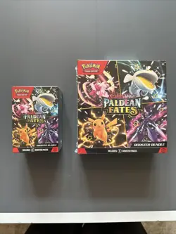 Pokemon TCG Scarlet & Violet Paldean Fates Booster Bundles, 2-Pack, New Sealed - Image 1