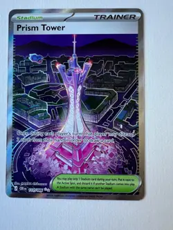 Prism Tower 111/086 (NM) - ME04: Chaos Rising - Ultra Rare - Pokemon TCG - Image 1