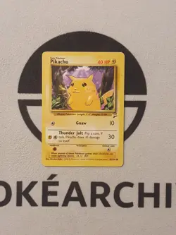 Pokemon Karte Pikachu 87/130 Base Set 2 Englisch Vintage Pokemon 1999 Basis - Image 2