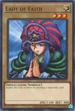 Lady of Faith MRD-EN119 Yugioh! 25th Anniversary Common Metal Raiders - Image 1