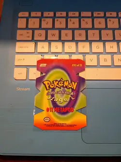 #11 Metapod - Stage 2 Die Cut Embossed Pokemon Topps Card - EV2 of 12 - Image 2