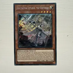 Dogmatika Ecclesia, the Virtuous 1st Ed Platinum Secret RA01-EN020 Yu-Gi-Oh! - Image 1