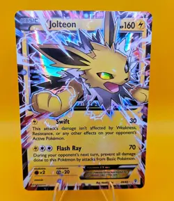 Pokemon TCG Jolteon EX - Holo Rare Card 28/83 XY Generations - NM Unplayed - Image 1