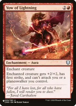Vow of Lightning [The List] Magic MTG - Image 1
