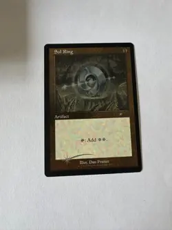 Magic: The Gathering Artifact Sol Ring Rare Foil - Image 1