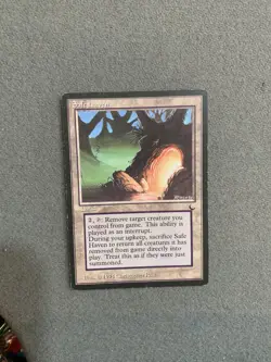 Magic: The Gathering MTG Safe Haven - Land - The Dark 1994 - Lightly-Played/LP!! - Image 1
