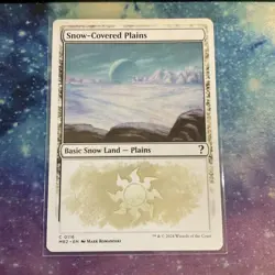 Snow-Covered Plains (REGULAR) x1 - MTG Mystery Booster 2 MB2 #116 - Image 1