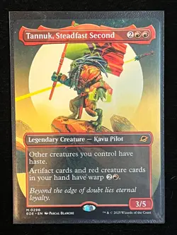 FOIL - Tannuk, Steadfast Second (Borderless) - Edge of Eternities (EOE) - Image 1