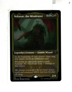 MTG SkeenAB Nekusar the Mindrazer ETCHED from Commander Legends. NM. - Image 1