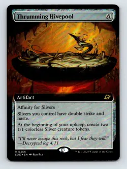 Thrumming Hivepool (Extended Art) R Foil Edge of Eternities 356 NM - Image 1