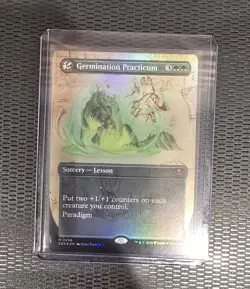 MTG Germination Practicum (Borderless) Secrets of Strixhaven Foil 0296 (M) - Image 1