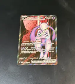 Pokemon - Team Rocket's Mewtwo ex - Full Art - 213/182 - Destined Rivals - NM - Image 1