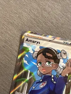 Pokemon TCG Amarys Prismatic Evolutions Full Art Trainer Card 132/131 NM - Image 2