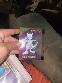 Topps Pokemon Topps Series 1 #150 Mewtwo Holo Rare Card, English - Image 1