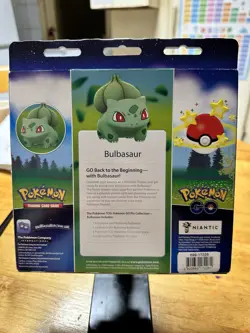 Pokemon TCG Bulbasaur Pin Collection Box Pokemon Go Sealed - Image 1