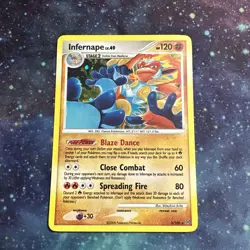Infernape Holo Rare Holo Stormfront 3/100 MP Pokemon TCG - Image 1