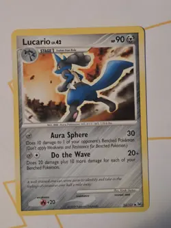 Lucario - 53/127 - Uncommon NM, English Pokemon Platinum - Image 1