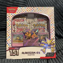 Pokemon Scarlet & Violet 151 Alakazam EX Collection Box - Image 1