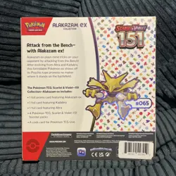 Pokemon Scarlet & Violet 151 Alakazam EX Collection Box - Image 2