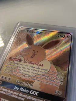 Eevee GX SM233 Sm Holo FULL ART PROMO Black Star Ultra Rare Holo Pokemon TCG - Image 3