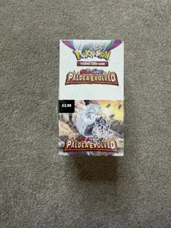 Pokemon TCG Scarlet & Violet Paldea Evolved Half Booster box - Seal ripped☑ - Image 1