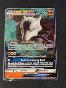 Alolan Marowak GX SM187 Pokemon Oversized Jumbo - Image 1