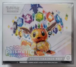 Prismatic Evolutions ETB - Sealed Elite Trainer Box w/ Protective Box Pokemon - Image 1