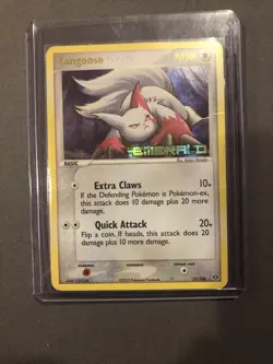 2005 Pokemon EX Emerald Zangoose Reverse Foil 21/106 MP Very Rare! - Image 1