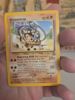 🔥 Pokemon Hitmontop 37 WOTC Promo Vintage 🔥 - Image 1