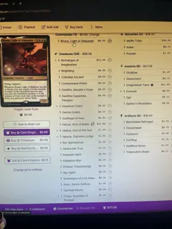 Bruna, Light of Alabaster Custom Commander Deck - Image 1