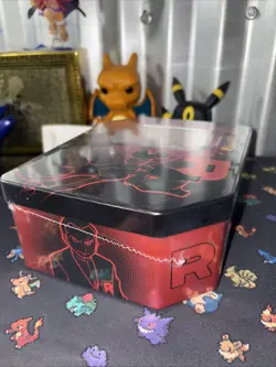 Pokemon Team Rocket Tin 5 Booster Packs + Promo - New Sealed Mewtwo Tin Wow Look - Image 4
