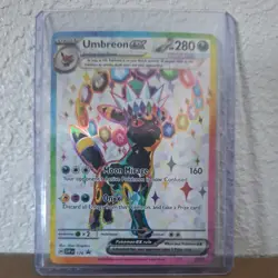 💎Pokemon TCG Umbreon EX 176 Black Star Promo Full Art Prismatic Evolutions💎 - Image 1