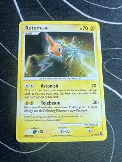 Pokemon Rotom 7/106 Great Encounters Holo Rare - English 70 HP - Image 1