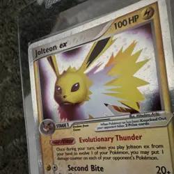 Pokemon TCG Jolteon ex EX Delta Species 109/113 Holo Ultra Rare 2005 - Image 2