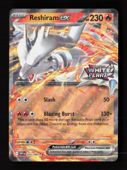 Reshiram ex (White Flare Stamped) 020/086 Holo Pokemon NM - Image 1