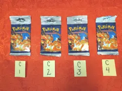 Wizards of the Coast Pokemon Base Set Booster Pack (C2 - picture of actual pack) 742818061582 - Image 3