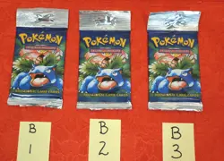 Wizards of the Coast Pokemon Base Set Booster Pack (B2 - picture of actual pack) 742818061582 - Image 3