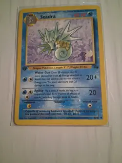 Pokemon 1st Edition 1999 Seadra Fossil 42/62 Super Clean Near Mint Vintage - Image 3