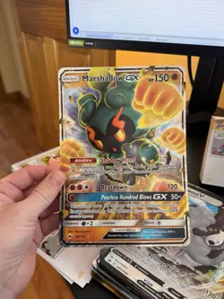 Pokemon TCG - Marshadow GX - 80/147 Jumbo - Burning Shadows Black Star Promo - Image 1