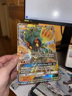Pokemon TCG - Marshadow GX - 80/147 Jumbo - Burning Shadows Black Star Promo - Image 2