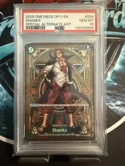 Namco Shanks ST16-004 Special Alternate Art Foil Super Rare Divine Speed PSA 10 - Image 1