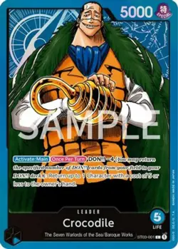 NM-Mint, English One Piece Crocodile - ST03-001 - L - Revision Pack One Piece TC - Image 1
