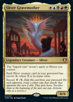 [1x] Sliver Gravemother - Foil Near Mint, English Commander Masters MTG Magic - Image 1