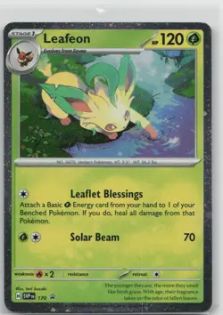 Leafeon - (Cosmos Holo) 170 SV: Scarlet & Violet Promo Cards Holo - A - Image 1
